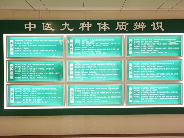 中医九种体质辨识